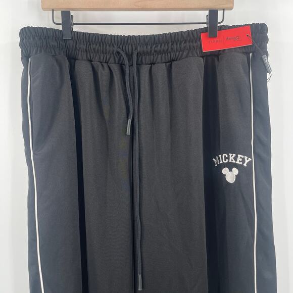 FOREVER 21 x DISNEY Track Pants Size 2X Wide Leg Mickey Mouse NWT Plus Curvy - Picture 9 of 11